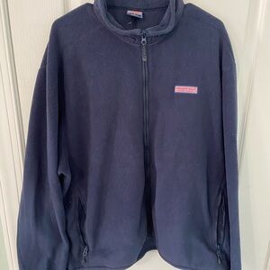 Vineyard Vines Dark Blue Fleece Jacket XL